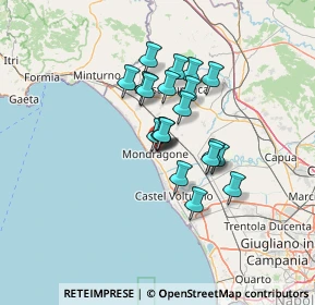 Mappa Via Fratelli Bencivenga, 81034 Mondragone CE, Italia (10.164)
