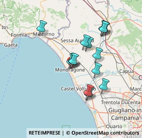 Mappa Via Fratelli Bencivenga, 81034 Mondragone CE, Italia (12.91643)