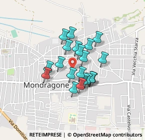 Mappa Via Fratelli Bencivenga, 81034 Mondragone CE, Italia (0.311)