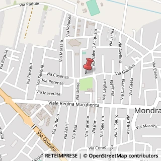 Mappa Via Giardino, 76, 81034 Mondragone CE, Italia, 81034 Mondragone, Caserta (Campania)