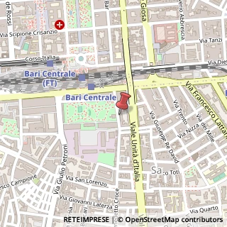 Mappa Corso Benedetto Croce, 38, 70125 Bari, Bari (Puglia)