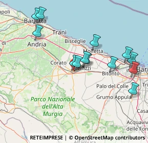 Mappa Via Martiri delle Foibe, 70037 Ruvo di Puglia BA, Italia (16.77154)