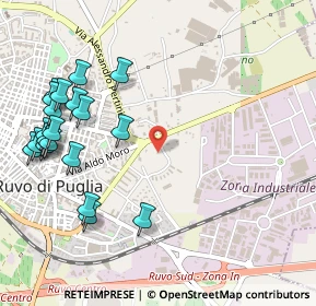 Mappa Via Martiri delle Foibe, 70037 Ruvo di Puglia BA, Italia (0.684)