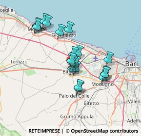 Mappa SP 88, 70032 Bitonto BA, Italia (6.379)