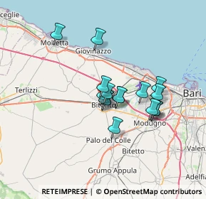 Mappa SP 88, 70032 Bitonto BA, Italia (5.375)