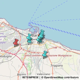Mappa Via Trento, 70126 Bari BA, Italia (2.52)