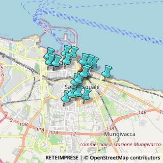 Mappa Via Trento, 70126 Bari BA, Italia (1.199)