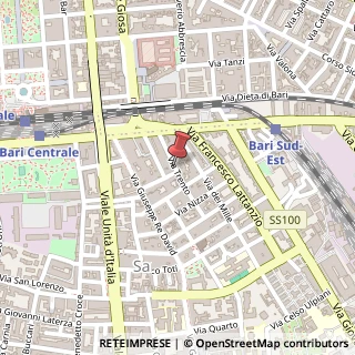 Mappa Via Trento,  49, 70126 Bari, Bari (Puglia)
