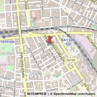 Mappa Via dei Mille, 62, 70126 Bari, Bari (Puglia)