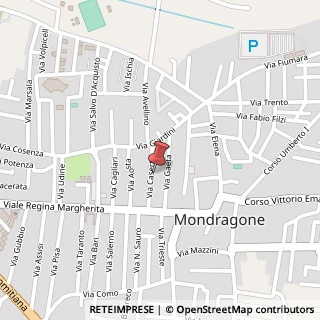Mappa Via Caserta, 63, 81034 Mondragone, Caserta (Campania)