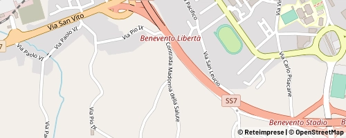 Mappa Benevento