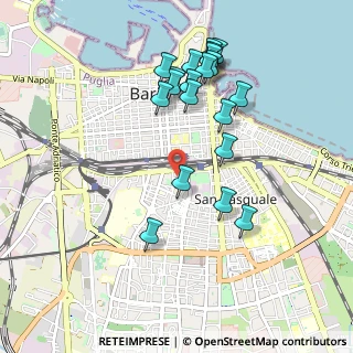 Mappa Via Giuseppe Bozzi, 70124 Bari BA, Italia (1.0335)