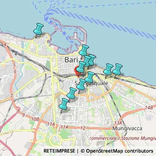 Mappa Via Giuseppe Bozzi, 70124 Bari BA, Italia (1.38455)