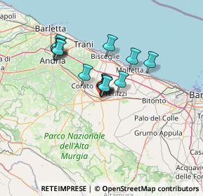 Mappa Via Giuseppe Parini, 70037 Ruvo di Puglia BA, Italia (10.49467)