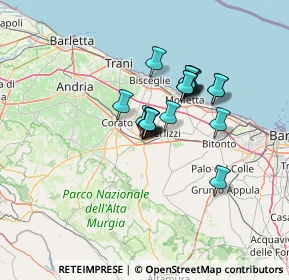 Mappa Via Giuseppe Parini, 70037 Ruvo di Puglia BA, Italia (9.595)