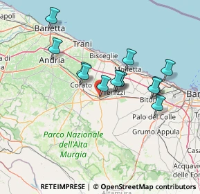 Mappa Via Giuseppe Parini, 70037 Ruvo di Puglia BA, Italia (12.88)