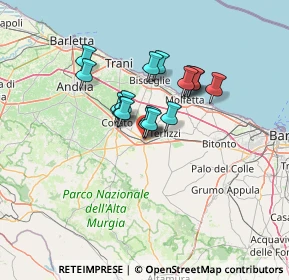 Mappa Via Alcide de Gasperi, 70037 Ruvo di Puglia BA, Italia (10.06294)