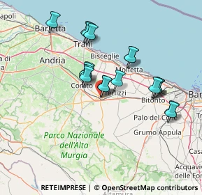 Mappa Via Alcide de Gasperi, 70037 Ruvo di Puglia BA, Italia (13.52526)