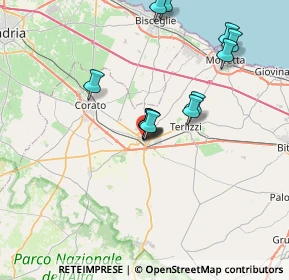 Mappa Via Alcide de Gasperi, 70037 Ruvo di Puglia BA, Italia (7.0925)