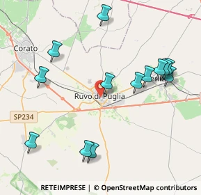 Mappa Via Alcide de Gasperi, 70037 Ruvo di Puglia BA, Italia (4.80077)