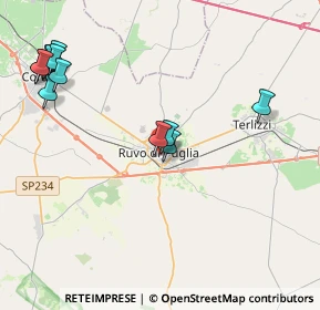 Mappa Via Alcide de Gasperi, 70037 Ruvo di Puglia BA, Italia (5.19667)