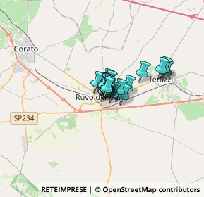 Mappa Via Alcide de Gasperi, 70037 Ruvo di Puglia BA, Italia (1.389)