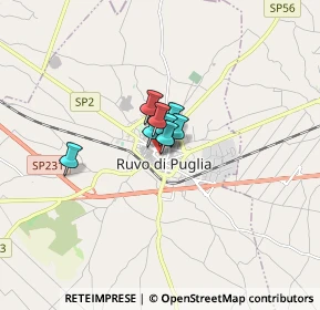 Mappa Via Alcide de Gasperi, 70037 Ruvo di Puglia BA, Italia (1.36909)