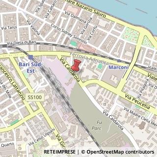 Mappa Via Caldarola, 11, 70126 Bari, Bari (Puglia)
