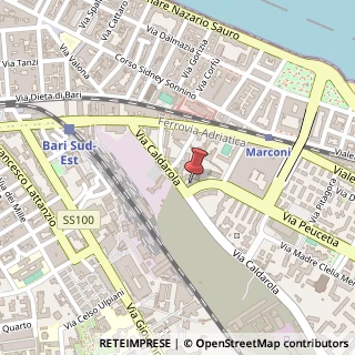 Mappa Via Carabiniere Giovanni del Conte, 2/A, 70126 Bari, Bari (Puglia)