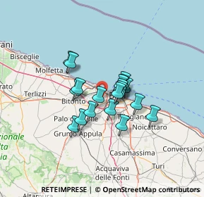 Mappa Viale Luigi Jacobini, 70123 Zona Industriale BA, Italia (9.35421)