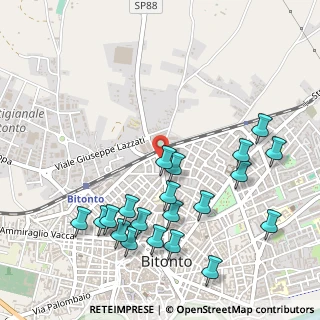 Mappa Piazza Monsignor Aurellio Marena, 70032 Bitonto BA, Italia (0.6295)