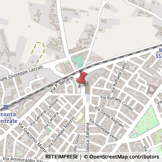 Mappa Piazza Monsignor Aurellio Marena, 36, 70032 Bitonto, Bari (Puglia)