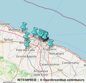 Mappa Via Vito Nicola Di Tullio, 70124 Bari BA, Italia (5.71615)
