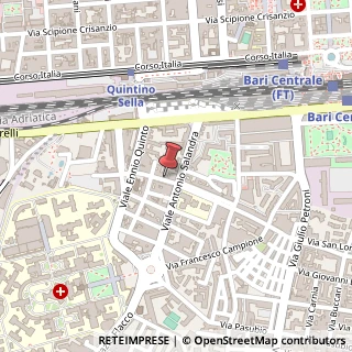 Mappa Via Vito Nicola Di Tullio, 13, 70124 Bari, Bari (Puglia)