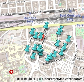 Mappa Via Vito Nicola Di Tullio, 70124 Bari BA, Italia (0.215)