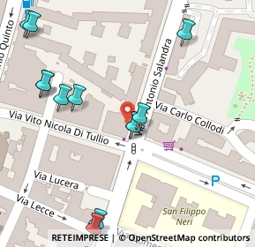 Mappa Via Vito Nicola Di Tullio, 70124 Bari BA, Italia (0.1195)