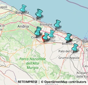 Mappa Via Giovanni Bracalone, 70037 Ruvo di Puglia BA, Italia (13.57579)