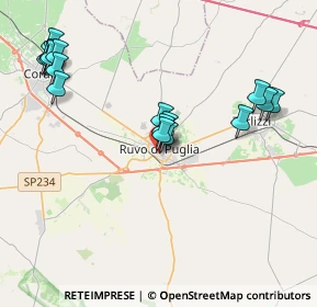 Mappa Via Giovanni Bracalone, 70037 Ruvo di Puglia BA, Italia (4.65824)