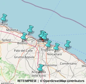 Mappa Traversa I Giovanni Amendola, 70126 Bari BA, Italia (14.21667)