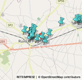 Mappa Via Antonio de Curtis, 70037 Ruvo di Puglia BA, Italia (1.5425)