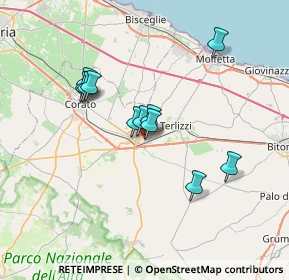 Mappa Via Antonio de Curtis, 70037 Ruvo di Puglia BA, Italia (6.17)