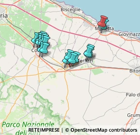 Mappa Via Antonio de Curtis, 70037 Ruvo di Puglia BA, Italia (6.5235)