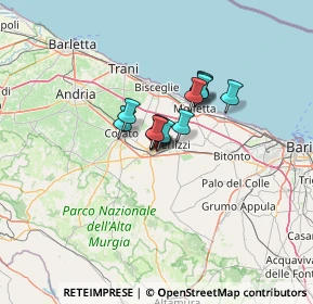 Mappa Via Antonio de Curtis, 70037 Ruvo di Puglia BA, Italia (7.05538)