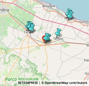 Mappa Via San Barbara, 70037 Ruvo di Puglia BA, Italia (6.59833)