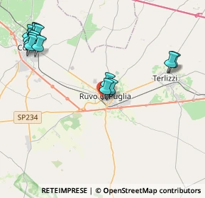 Mappa Via San Barbara, 70037 Ruvo di Puglia BA, Italia (5.44643)