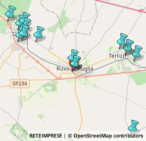 Mappa Via San Barbara, 70037 Ruvo di Puglia BA, Italia (5.9725)