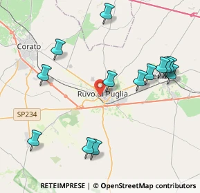 Mappa Via Francesco Salamone, 70037 Ruvo di Puglia BA, Italia (4.87923)
