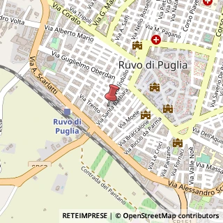 Mappa Via Santa Barbara, 42, 70037 Ruvo di Puglia, Bari (Puglia)