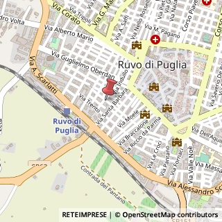 Mappa Via De Feudis, 14, 70037 Ruvo di Puglia, Bari (Puglia)