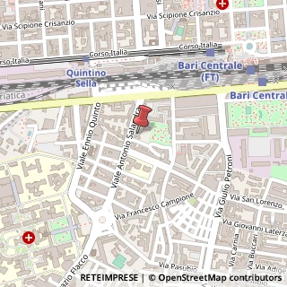 Mappa Viale Antonio Salandra, 10, 70124 Bari, Bari (Puglia)